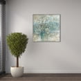 thumbnail image 3 of Muted Hydrangeas 15.5" x 15.5" in Painting Canvas Print Floral Wall Art, Green, by Prinz, 3 of 5