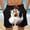 Black, variant on COSFO Swim Shorts for Men Funny Animal Print Summer Casual Beach Board Shorts Drawstring Relaxed Fit Quick Dry Elastic Waist Swimming Swim Shorts