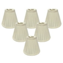 Royal Designs, Inc. Empire Pleated Chandelier Basic Shade CS-841EG-6, Eggshell, 3 x 6 x 5, Pack of 6