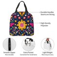 thumbnail image 4 of Vsdgher Cinco De Mayo Floral Print Lunch Bag, Lunch Box for Women Adult Men, Lunch Tote Insulated Cooler Lunch Container for Work/Office/Picnic/Travel, 4 of 8
