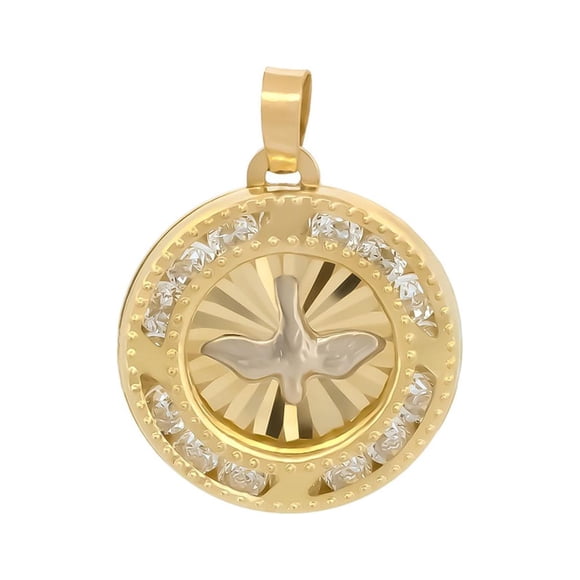 Dije Espiritu Santo Dorado 1.2 Cm 14k amarillo 00