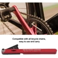 thumbnail image 2 of Chain Checker, Bike Chain Wear Indicator Aluminum Alloy Bicycle Chain Length Angle Measurement Detector Tool Chain Repair Gauge, 2 of 7