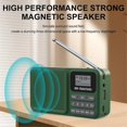 thumbnail image 5 of Portable + Digital Radio Solar Powered Bluetooth FM Radio Supports U Disk TF Card Mp3 Play Loudspeaker LCD Display, 5 of 5