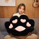 thumbnail image 1 of 2 Sizes INS Bear&Cat Paw Pillow Animal Seat Cushion Stuffed Plush Sofa Indoor Floor Home Chair Decor Winter Children Girls Giftheart black70CM Deng Xun unisex, 1 of 2
