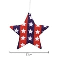 thumbnail image 3 of erdimoy 4.7" Patriotic Star Ornaments, Red White Blue Fabric Stars for 4th of July, Independence Day Garland & Home Decor, 3 of 6