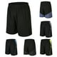 thumbnail image 1 of Pantalones cortos deportivos para hombres Empalme Pantalones cortos de cintura elástica de secado rápido, 1 of 8