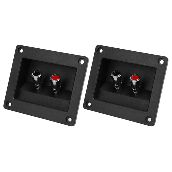 Subwoofer Box Terminal Cup, High Strength Speaker Box Terminal with Screws for Car RV Boat