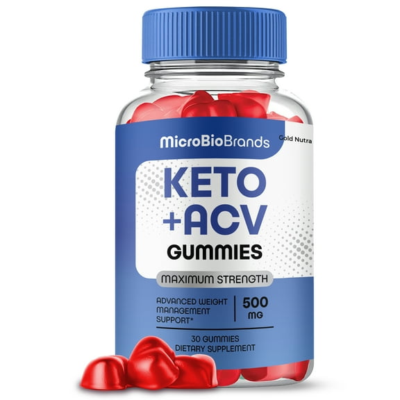 MicroBioBrands Keto ACV Gummies, MicroBioBrands Keto   ACV Gummies, Official MicroBioBrands for Men and Women Ketosis Apple Cider Vinegar (1 Pack)