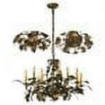 thumbnail image 2 of Meyda Tiffany 70624 31" W Oak Leaf 9 Light Chandelier - Copper, 2 of 2