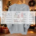 thumbnail image 4 of NSLGXD Women's Christmas Sweatshirt Cute Gnomes Print Crewneck Long Sleeve Casual Fall Winter Holiday Tops S-2XL, 4 of 9