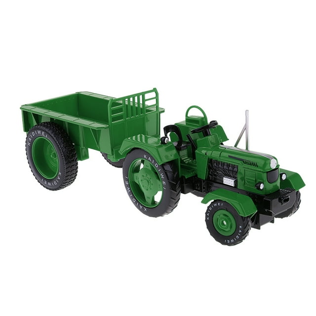 Tractor de granja de Aleación Vintage perfecl 1/18 Verde