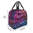 thumbnail image 3 of Vsdgher Heart Confetti on Glitter Lunch Bag, Lunch Box for Women Adult Men, Lunch Tote Insulated Cooler Lunch Container for Work/Office/Picnic/Travel, 3 of 8