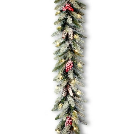 Garlands Indoor 6 Light - National Tree Pre-Lit 9' x 10