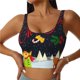 thumbnail image 1 of Fotbe Merry Christmas Elk Sujetador Deportivo Largo sin Aros para Mujer con Almohadillas y Soporte Medio, Transpirable y Absorbente, Camiseta Tipo Chaleco o Tank Top-XX-Large, 1 of 8
