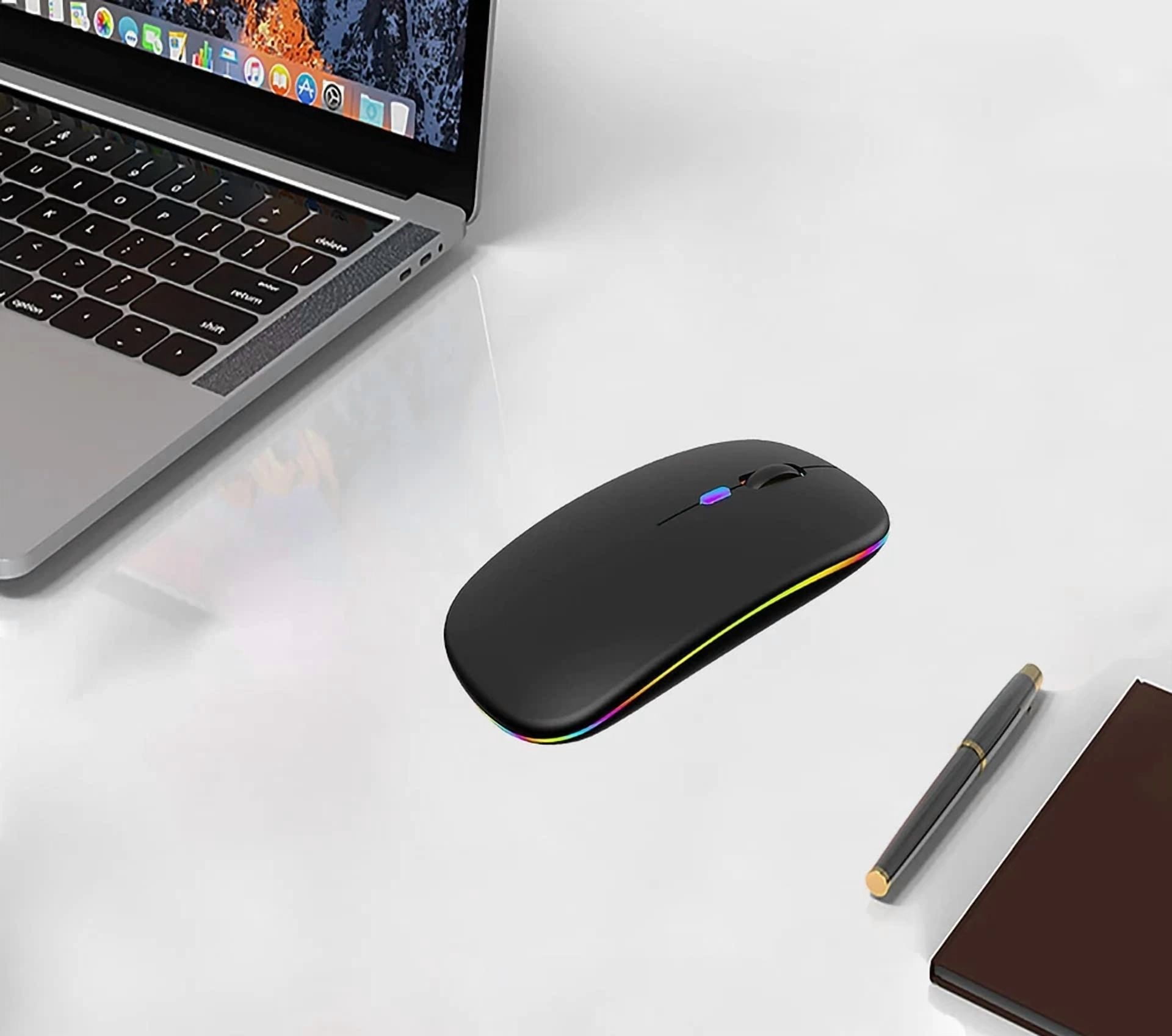 BUTTERFLY- Wireless Bluetooth Mouse Rechargeable Led Silent Slim Laptop Pc Mouse Dual Mode