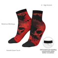 thumbnail image 6 of Sigee Red And Black Abstract Skull for Crew Soft Moisture-wicking Socks ,Cushion Moisture Wicking Boot Socks for Men and Women, 6 of 7