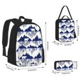 thumbnail image 2 of Fotbe Cartoon Iceberg Polar Bear Set Escolar 3 en 1 para Niños - Mochila Duradera con Lonchera Aislante y Estuche para Lápices - Mochila Escolar para Niños y Niñas, 2 of 7