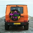 thumbnail image 6 of Logiee Mardi Gras with Flamingo Print Spare Tire Cover, Universal Wheel Protectors,Waterproof Dust-Proof UV Sun Wheel Tire Cover,Fit for SUV, RV, Travel Trailer, Truck-15 inch, 6 of 6