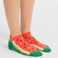 thumbnail image 4 of 2 Pair Watermelon Print Ankle Socks, Unisex Breathable Non-Slip Casual Socks, 4 of 7