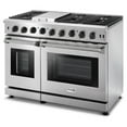 thumbnail image 2 of Thor Kitchen 48 Inch Gas Range in Stainless Steel-LRG4807U, 2 of 3