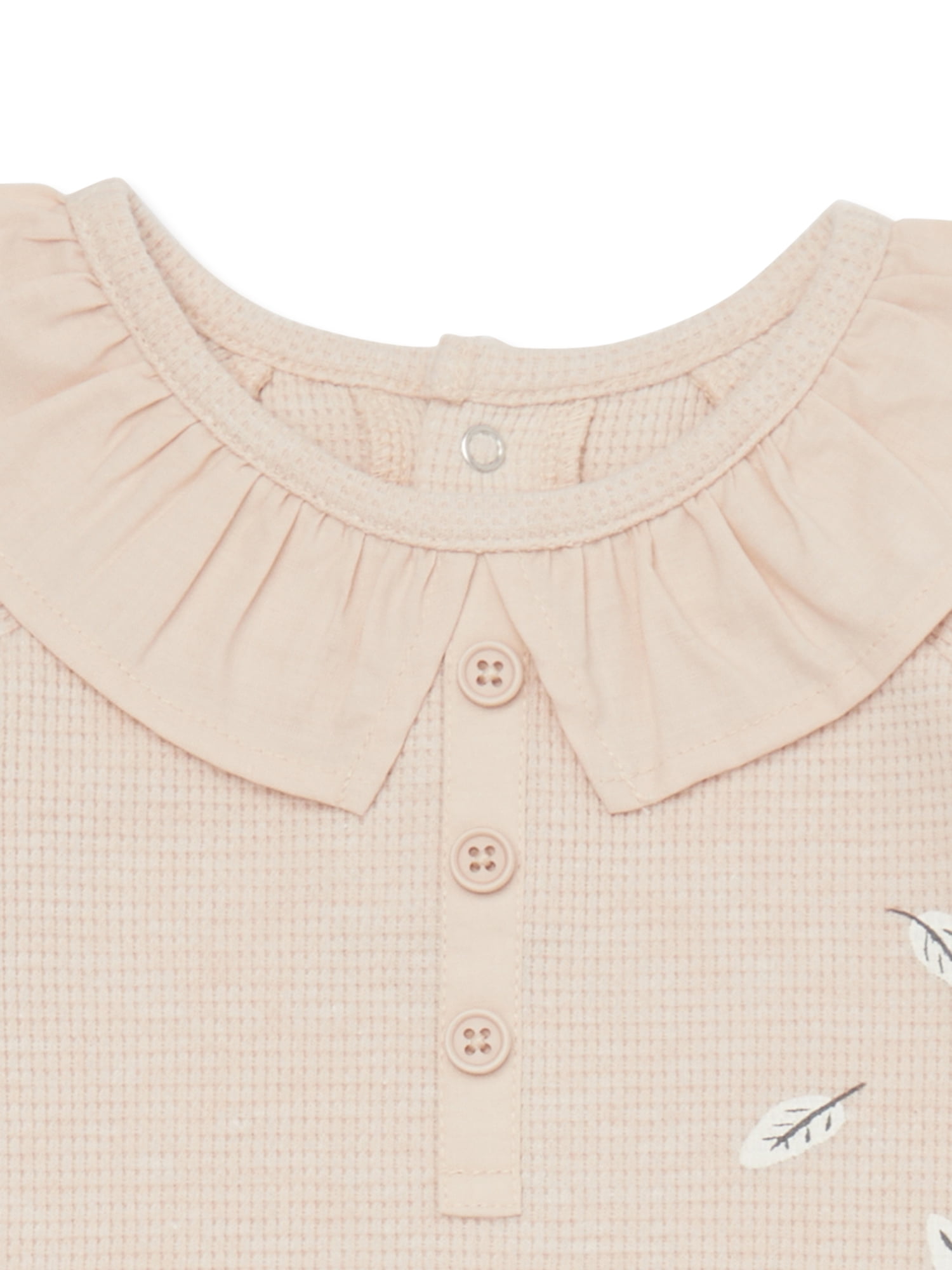 Disney The Lion King Baby Girls Long Sleeve Romper and Headband, 2-Piece Set, Sizes 0/3 Months-24 Months