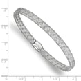thumbnail image 2 of 14K White Gold bracelet Adjustable & Stretch Wrap Mesh 7.5 in 4 mm, 2 of 2
