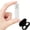 White, variant on Wireless Mini Finger Mouse, Silent Dual-Mode Bluetooth & 2.4GHz, Ergonomic, Portable PC Mouse with Case, Compatible with MacBook, Chromebook