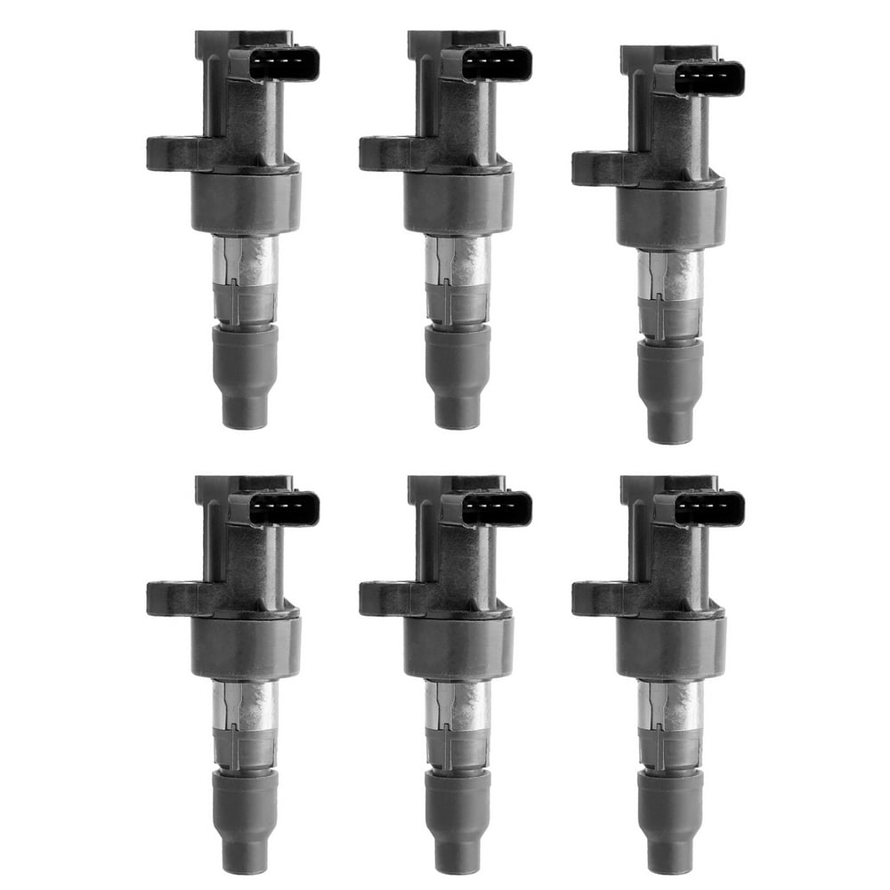 Set of 6 Ignition Coils Compatible with 2003 Jaguar XType 2.5L V6