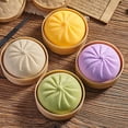 thumbnail image 4 of Dumpling Squishy Fidget Toy, Dumpling Stress Ball Steamed Stuffed Bun Squeezing Stress Relief Toy, Dough Balls Squishy Dumpling, 4 of 4