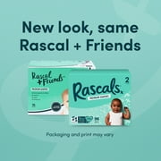 Rascal + Friends Premium Diapers, Size 1, 108 Count Absorbing Diaper
