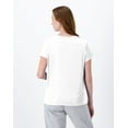 thumbnail image 3 of Hanes Sport Cool DRI Women's Performance V-Neck T-Shirt White S, 3 of 6