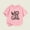 Pink, variant on Kiviey Toddler Girl Shirts Summer Short Sleeve Crew Neck Letter Graphic Shirts Casual Blouse Tops Size 3-4T