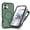Green, variant on Dteck Magnetic Full Body Protection Case with Camera Lens Protector for iPhone 17,Shockproof TPU+PC Built-in Screen Protector Case Compatible with Mag Safe Matte Back Cover ,Green