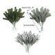 thumbnail image 3 of Toystoory 24 Uds. Tallos de pino de imitación, planta de tallos de pino de Norfolk de tacto real, árbol de flores de Navidad, decoración del verde con espuma 24PCS, 3 of 6