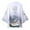 White, variant on Fashion Men'S Kimono Cardigan Oversize Shirts Popular Pattern Printed Shirt Taoist Gown Top