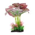 thumbnail image 3 of Miangastore Aquarium Landscaping Artificial Fish Tank Plant Dark Red Plastic 1Pcs, 3 of 8