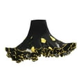 thumbnail image 4 of Large swing women flamenco skirt dress maxi skirt dance skirt dance dresses for Yellow, 4 of 8
