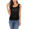 thumbnail image 4 of Women's Plus Size Summer Basic Essential Tank Performance Scoop neck Tank, 4 of 8