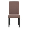 thumbnail image 4 of Grandview Upholstered Linen Fabric Dining Chair - 38.6 Brown, 4 of 5