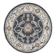 thumbnail image 3 of Unique Loom Eco Traditional Collection Area Rug - Animate (3' 3" Round Charcoal Gray/Gray), 3 of 7