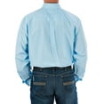 thumbnail image 2 of Cinch Men's Tencel Mini Striped Long Sleeve Button-Down Western Shirt Light Blue Large, 2 of 4
