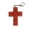 Red, variant on Cross Shape Fidget Button Sensory Clicker for Stress Relief Tactile Handheld Desk Gadget for Focus and Calm Decompression Artisan Display Hobbyist Red