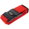 thumbnail image 1 of 1Pc Travel Luggage Suitcase Secure Lock Durable Nylon Packing Strap Belt Red, 1 of 6