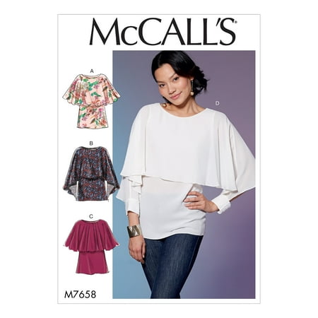 McCall's Sewing Pattern Misses' Tops-All Sizes in One (Best Sewing Pattern Websites)