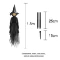 thumbnail image 2 of De Halloween Con Estacas Brujas Iluminadas Al Aire Libre Para Decoraciones De Halloween Yuarrent HA044201-01, 2 of 6