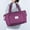 Purple, variant on Taicans Foldable Travel Duffel Bag Tote Carry on Luggage Bag Sports Gym Bag for Women and Girls