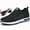Black, variant on CANEMON Mens Athletic Casual Walking Shoes, Lightweight Breathable Mesh Soft Sole Sneakers