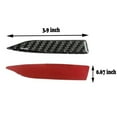 thumbnail image 3 of 2X Universal Carbon Fiber Car Rearview Mirror Trim Side Mirror Protector Guard, 3 of 7