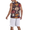 thumbnail image 2 of Naloa Forest Wild Mushroom Basketball Jersey Reversible Men's Mesh Athletic Sports Shirts Training Practice S-4XLXX-Large, 2 of 6