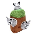 thumbnail image 4 of Mapache árbol agujeros rompecabezas juguetes para perros juguetes de peluche chirriantes juegos de escondite interactivo, 4 of 12